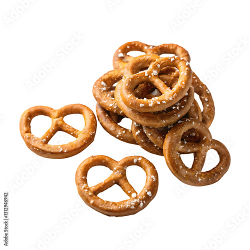 pretzels isolated on white
