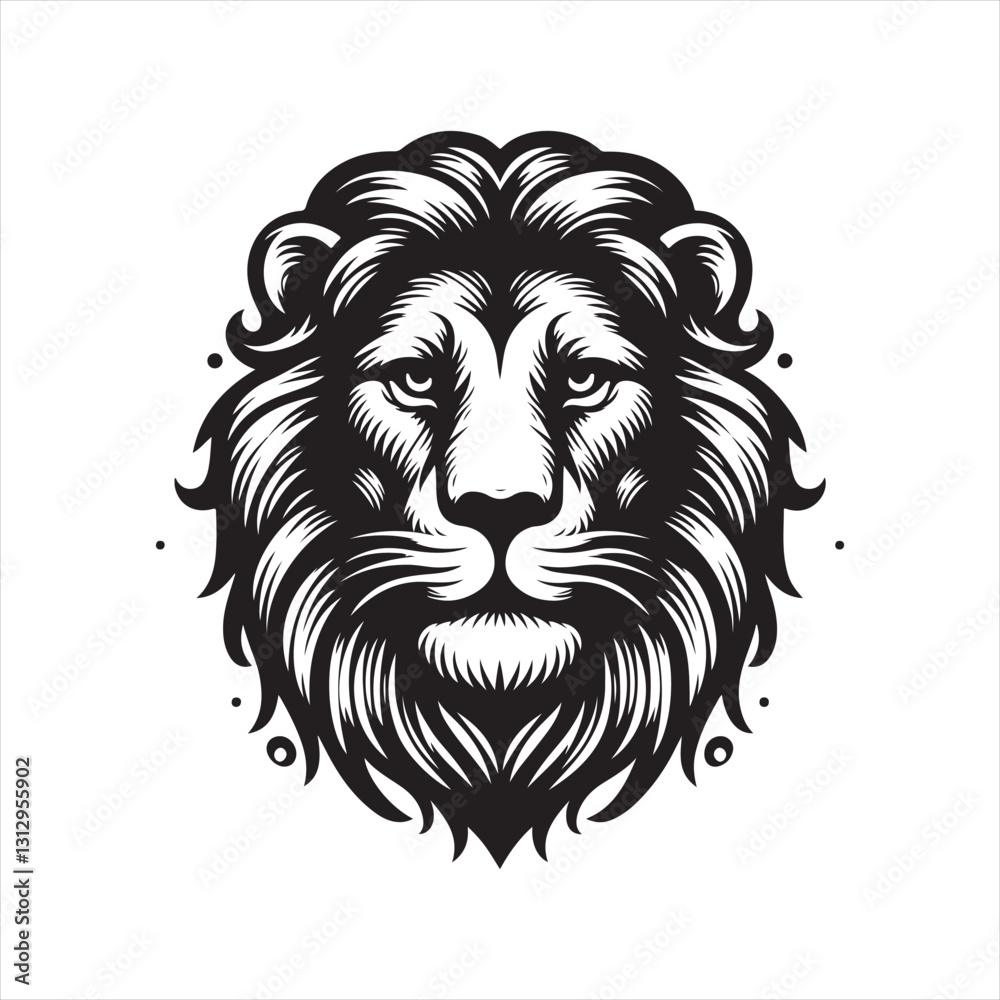 Obraz premium Lion Silhouette for Logo & Branding Design