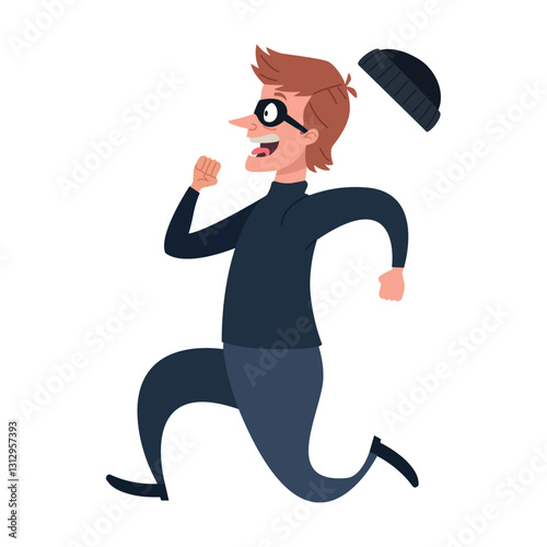 Bank Robber Escaping