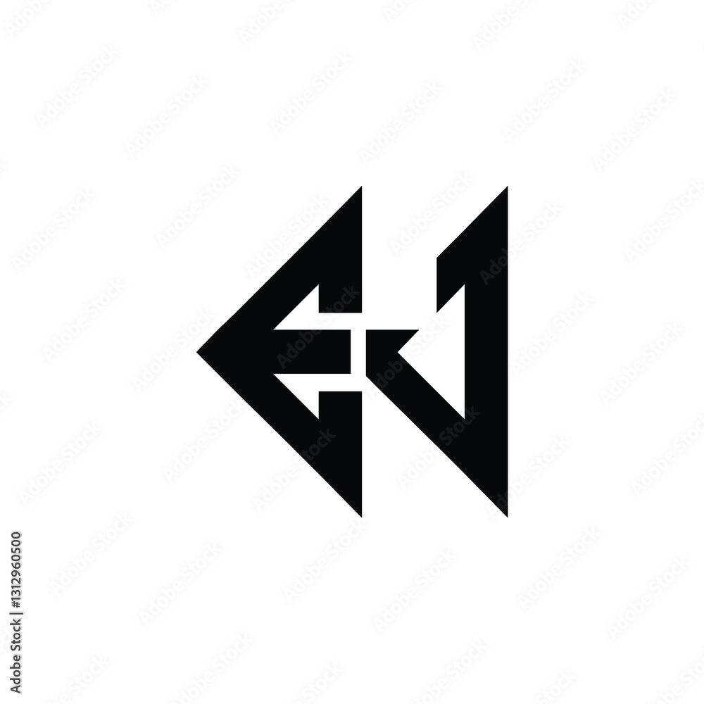 EJ monogram logo design letter text name symbol monochrome logotype alphabet character simple logo EJ monogram logo design letter text name symbol monochrome logotype alphabet character simple logo