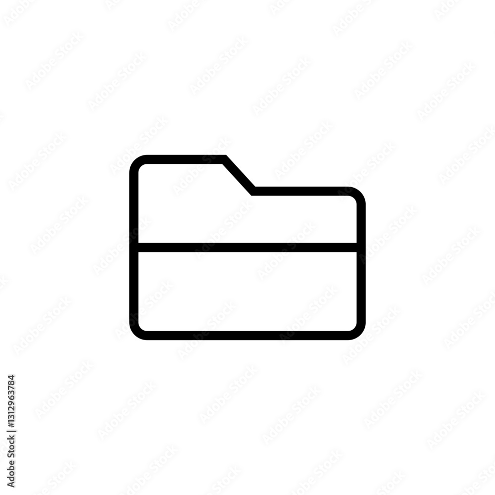 Folder icon logo design. folder sign and symbol Folder icon logo design. folder sign and symbol