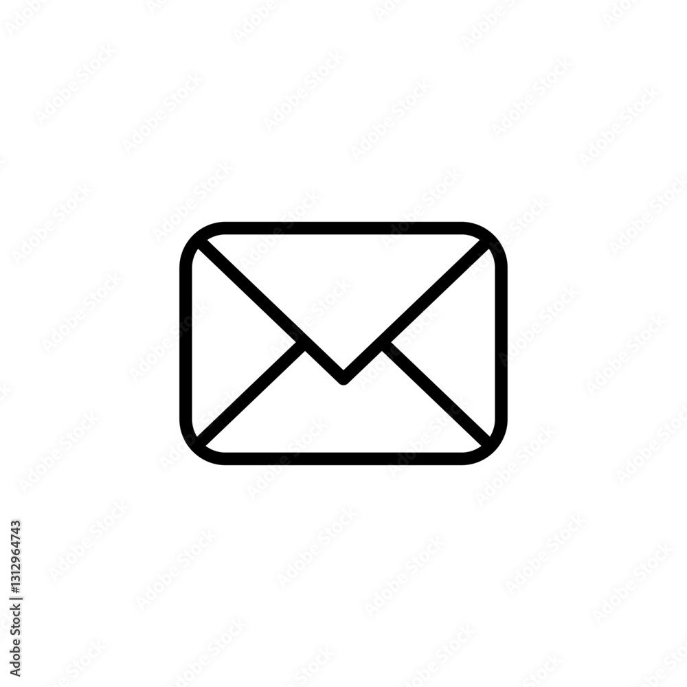 Mail icon logo design. email sign and symbol. E-mail icon. Envelope icon Mail icon logo design. email sign and symbol. E-mail icon. Envelope icon