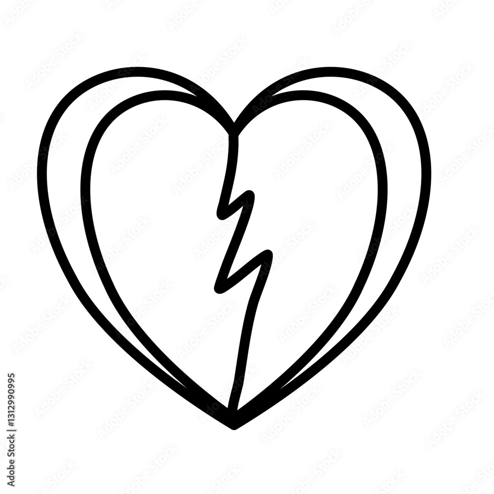 two halves of the heart icon
two halves of the heart icon