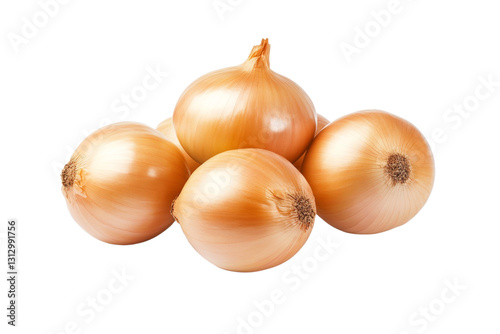 Wallpaper Mural Bunch of onions are piled on top of each other, isolated Torontodigital.ca