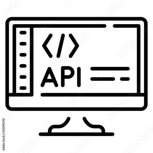 Api Line Icon