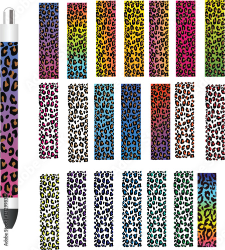 Glitter pen wrap Designs, police, flower, sunflower, leopard, coffee, dogs paw, leaf, animals, fruits, firefighter, nurse, scrub life, medical, pen card template, schoo,teeacher, apple, turtles