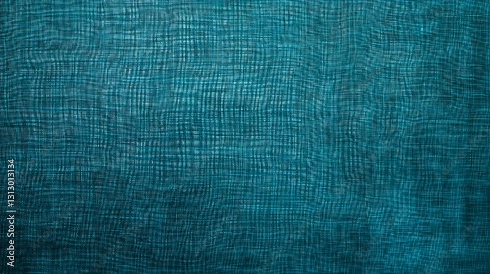 Textured turquoise fabric background with subtle woven pattern for creative design Textured turquoise fabric background with subtle woven pattern for creative design