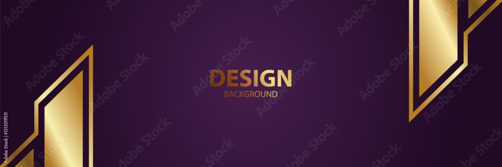 Gold geometric design on dark purple background; website header Gold geometric design on dark purple background; website header