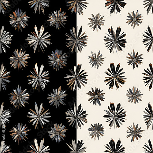 pattern of crow's feet design goose foot