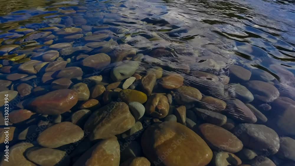 Aerial video captures a serene river flowing through lush green hills under a bright blue sky with clouds, showcasing nature's beauty from above. Aerial video captures a serene river flowing through lush green hills under a bright blue sky with clouds, showcasing nature's beauty from above.
