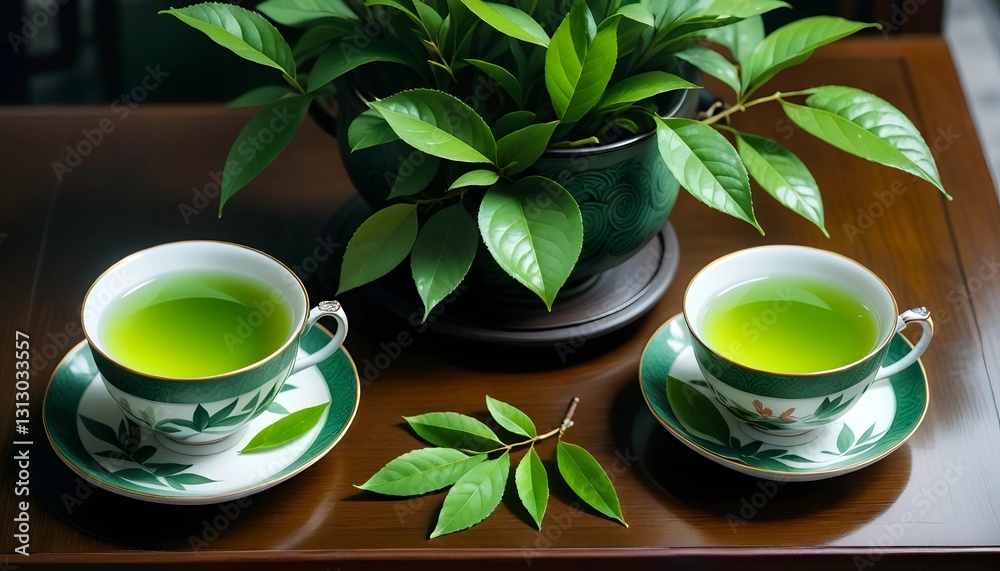 cup of tea with mint cup of tea with mint