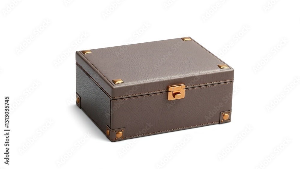 Luxury Leather Box, Aged Bronze, Wave Shimmer, Diagonal Lines Luxury Leather Box, Aged Bronze, Wave Shimmer, Diagonal Lines