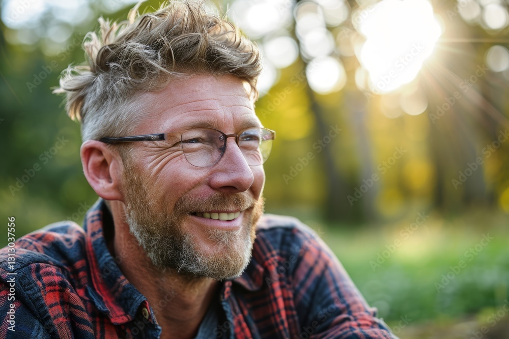 Portrait of a handsome senior man in casual clothes in the park. Portrait of a handsome senior man in casual clothes in the park.