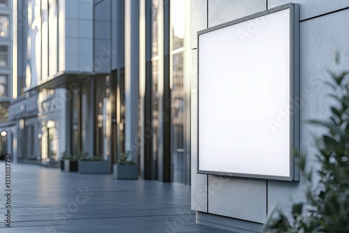Sharp Picture of 3D Render of Architecture Building with Glass Window