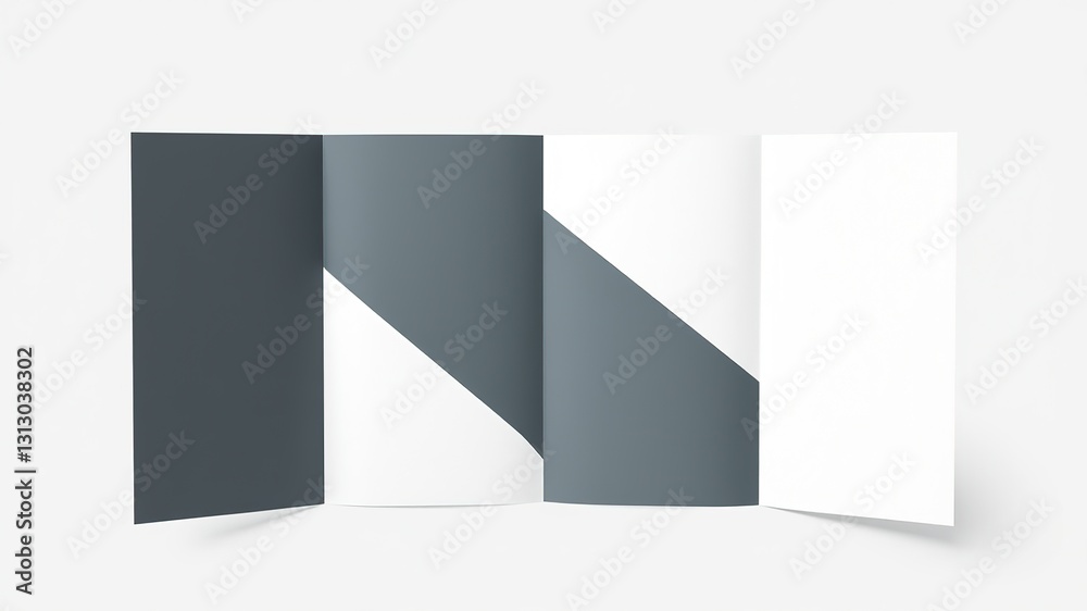 Professional Four-Fold Brochure Mockups for Design Professional Four-Fold Brochure Mockups for Design