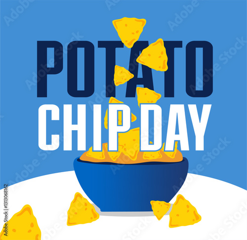 national potato chip day with delicious potato chips