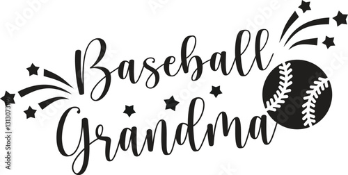 Baseball, Grandma, Sports, Ball, Hobby, Player, Championship, Game, Team, Vector, Silhouette, Logo