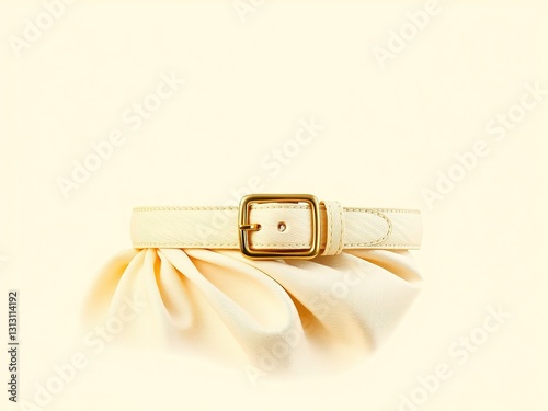 Golden Hour Belt - Wave Burst & Poplin Texture