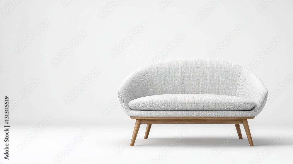 Modern Sofa in Empty Room Modern Sofa in Empty Room
