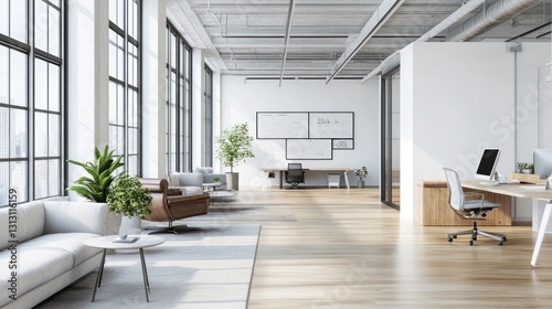 Modern open plan office space with natural light (1)