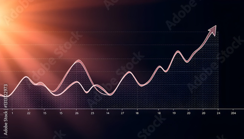 📈 Stock Market Growth Chart: Upward Trend