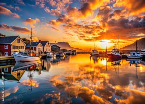 Silhouette Photography: Simons Town Harbor, Cape Town, South Africa - October 2018 Morning Sunrise