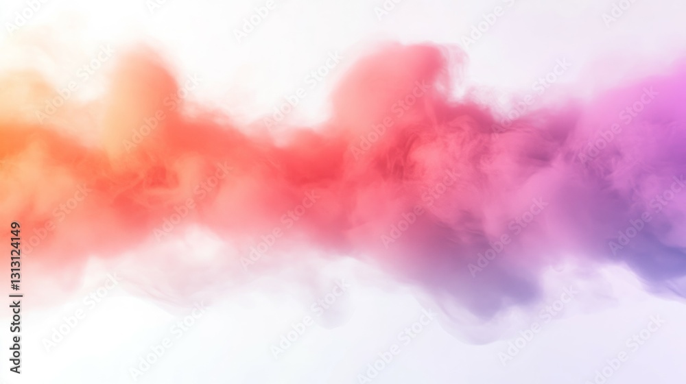 Fotografie Abstract pastel cloud formation. Soft, dreamy colors.
