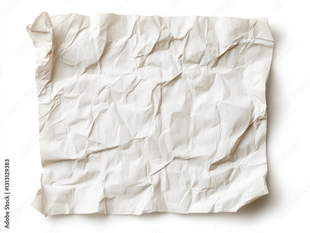 Obraz premium Exam sheet isolated on white background