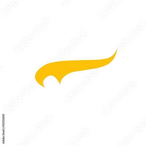 gold tail text typography