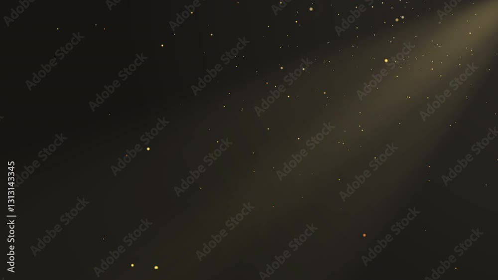 Abstract light spot, sunlight and floating particles video background