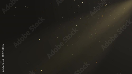 Abstract light spot, sunlight and floating particles video background