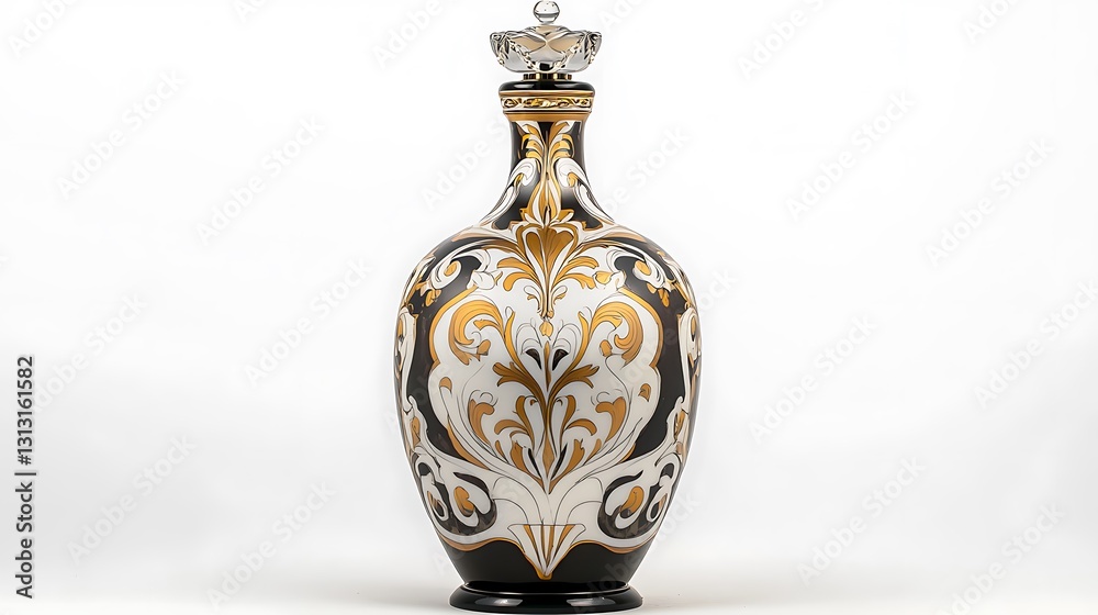 Elegant Ornate Decanter: Studio Product Shot AI Generated Elegant Ornate Decanter: Studio Product Shot AI Generated
