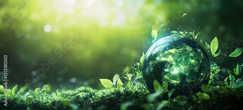 Green low-carbon energy-saving creative patterns