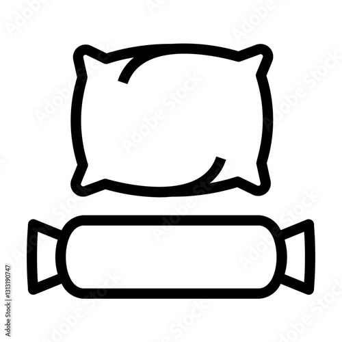 pillow Line Icon