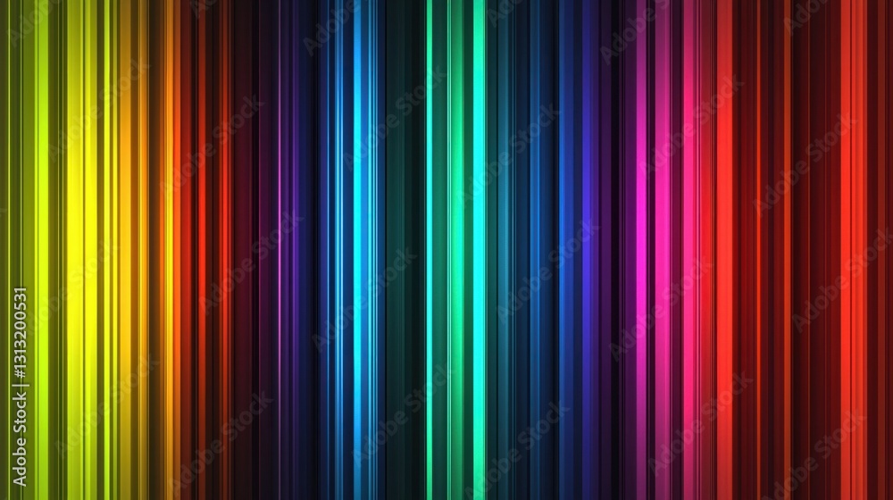 Vibrant Color Stripes Background with Artistic Gradient Effects Vibrant Color Stripes Background with Artistic Gradient Effects