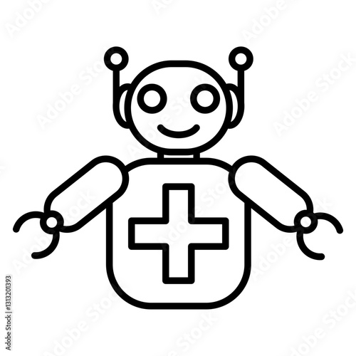Health Robotics Icon