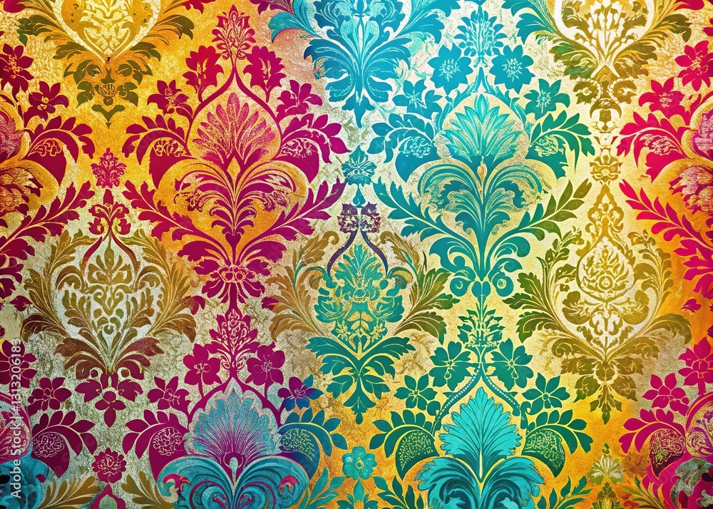 Stunning AI damask prints, bold and detailed. Stunning AI damask prints, bold and detailed.