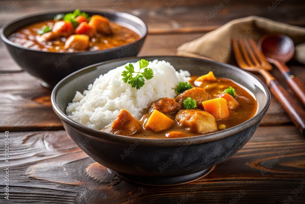 Delicious Japanese Curry Rice: Aromatic Spices & Fluffy Rice Delicious Japanese Curry Rice: Aromatic Spices & Fluffy Rice