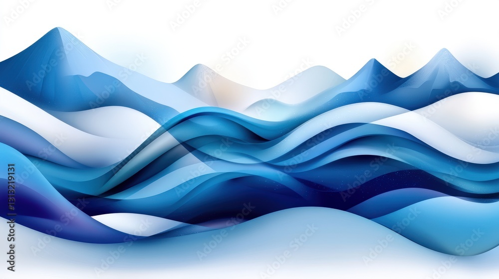 Waves of tranquility serene landscape digital art calm environment aerial view fluid motion Waves of tranquility serene landscape digital art calm environment aerial view fluid motion