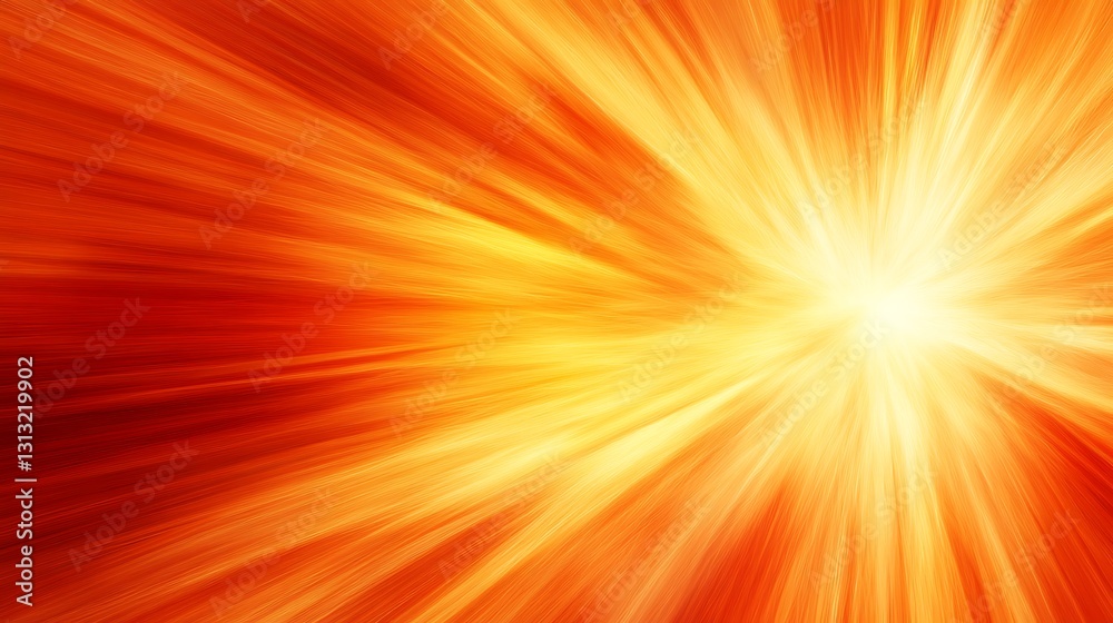 Obraz premium Radiant Burst of Intense Sunlight Energy