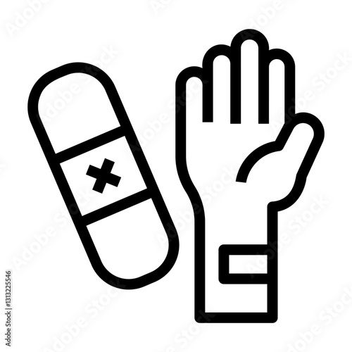 plaster Line Icon
