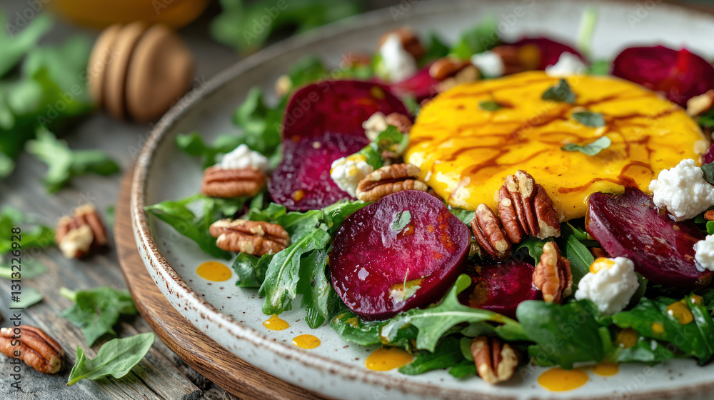 Beet Salad with Honey Dressing Beet Salad with Honey Dressing