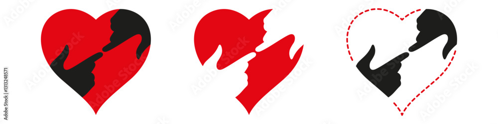 Ταπετσαρία Meet the Lord in your heart icon set
