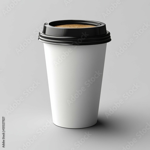 Obraz na płótnie Blank Coffee Cup Mockup w salonie