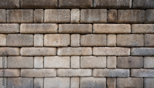 large and dirty cinderblocks wall background or texture photo