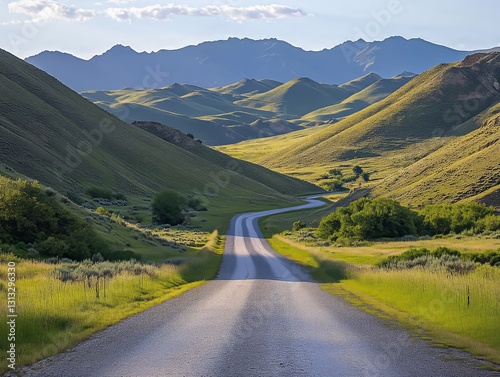 Valley roads with their winding paths and breathtaking view
