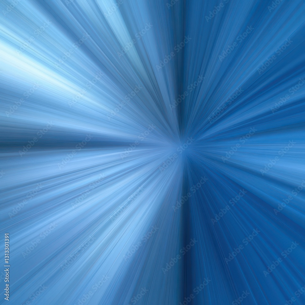 Abstract Burst of Light in Blue Shades Creating a Dynamic and Energetic Background Ideal for Creative and Digital Projects