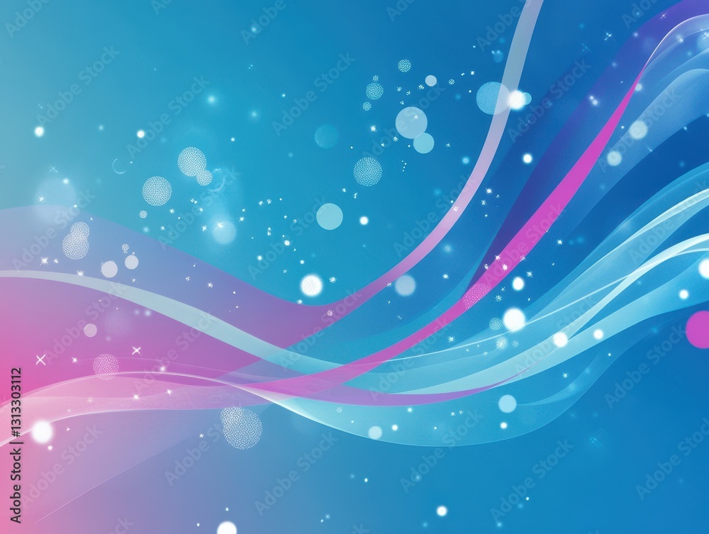 Abstract colorful background with soft flowing lines and glowing circles in blue and pink shades for creative design projects and modern art presentations Abstract colorful background with soft flowing lines and glowing circles in blue and pink shades for creative design projects and modern art presentations