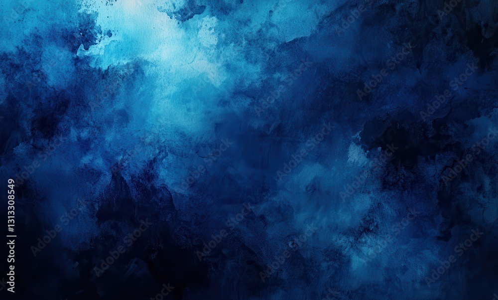 Abstract deep blue textured background with soft brush strokes and cloudy patterns for artistic and design purposes in digital and print formats Abstract deep blue textured background with soft brush strokes and cloudy patterns for artistic and design purposes in digital and print formats