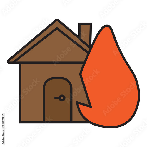 house in fire 